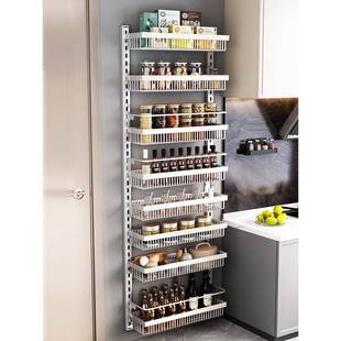 J收6DA免打孔F7695J56省空间置架厨房墙壁物挂冰箱卫生间阳台多篮