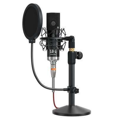 797 2跨境爆款英文48V直播声卡套设备白色DJ20手机全直播Tik2专to