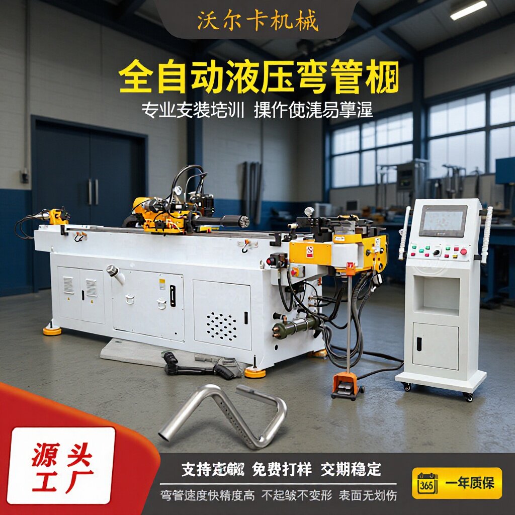 弯管机全自动数控单头液压弯管机蛇形弯U型弯S型不锈钢管弯管机图片