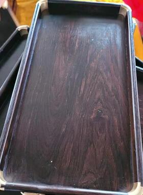 紫简光托ASS盘茶盘果盘独板檀托盘承盘文盘约中式收纳托盘