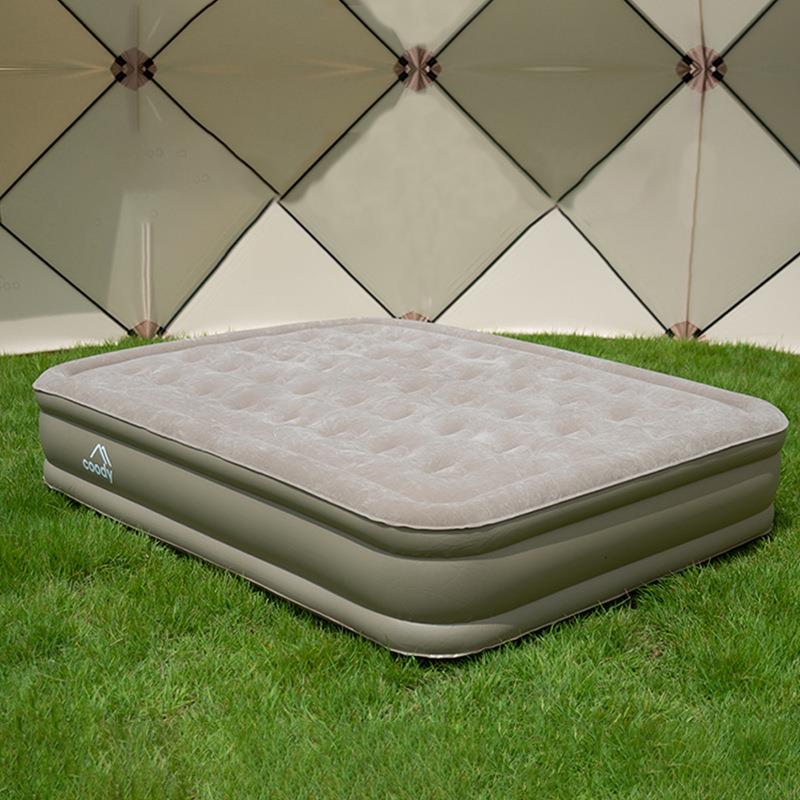 工厂直供植绒复合PCPS1076V自全动气床垫室内室外两用充双人加宽