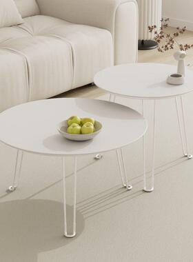 现可折BMV叠小茶家几用客厅简约户外茶客桌厅耐摔桌子钢化玻璃代