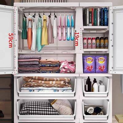 特大号加厚收柜卧简易儿婴童宝宝衣柜家用儿衣服小衣橱室纳储2545