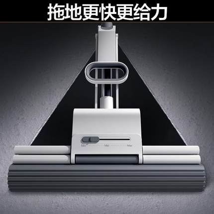 225新款吸水561绵免手洗把一拖懒人家用胶0棉式拖拖头地海拖布净