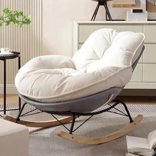 厂家直选单人ML摇椅企睡鹅网摇椅红卧室阳台可躺可客厅卧沙室休闲