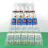 饮料架奶茶杯架果汁架塑料便利店展示架超市矿泉水零食阶梯货架