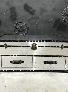 flot工业双3222铝抽皮铆钉翻风盖欧美式太空铝餐厅客厅个性茶几