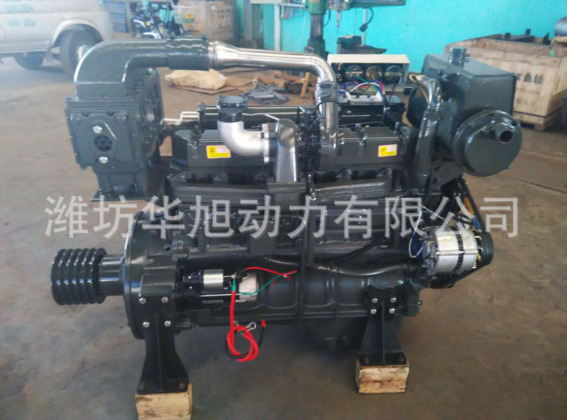 潍坊R6105IZLC船用柴油机带齿轮