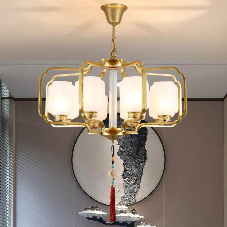 新式复式楼大墅吊灯别客厅餐厅楼梯中长吊灯挑工空夹层铁艺408程