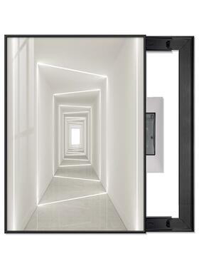 现代配简约竖版电表箱装箱画创意空饰间延伸电闸电箱BQYC-219遮挡