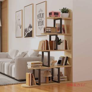 玄关入户正对置门柜双面新款 实木轻奢客厅隔屏506风沙发边柜物架