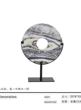 新中式家居F976M767摆客设样板装房间软品高端茶室厅酒柜玄关博古