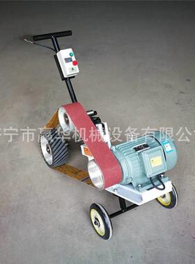 动手推JYT式砂带打磨机钢板焊缝打磨机小型电手推式砂轮机