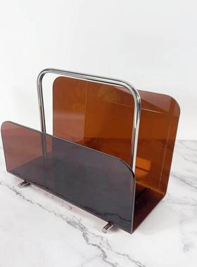 简约克亚力1654金属杂架书样板房摆件售楼处架客厅书房软装志饰品