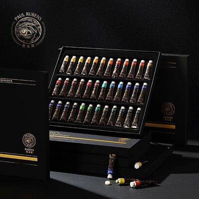 斯水彩鲁本鲁斯不透明水彩2/24/16本/48655色第四代水彩颜料艺术