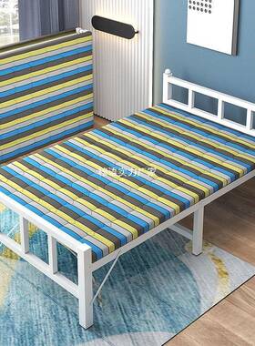 折叠床单人床简易午休床童成人ECH儿家木用卧室硬出租屋经济型板