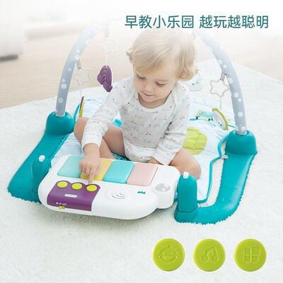 776贝恩施婴儿踏琴脚钢琴健身架新生儿宝乐玩具儿宝童音0-1岁训练