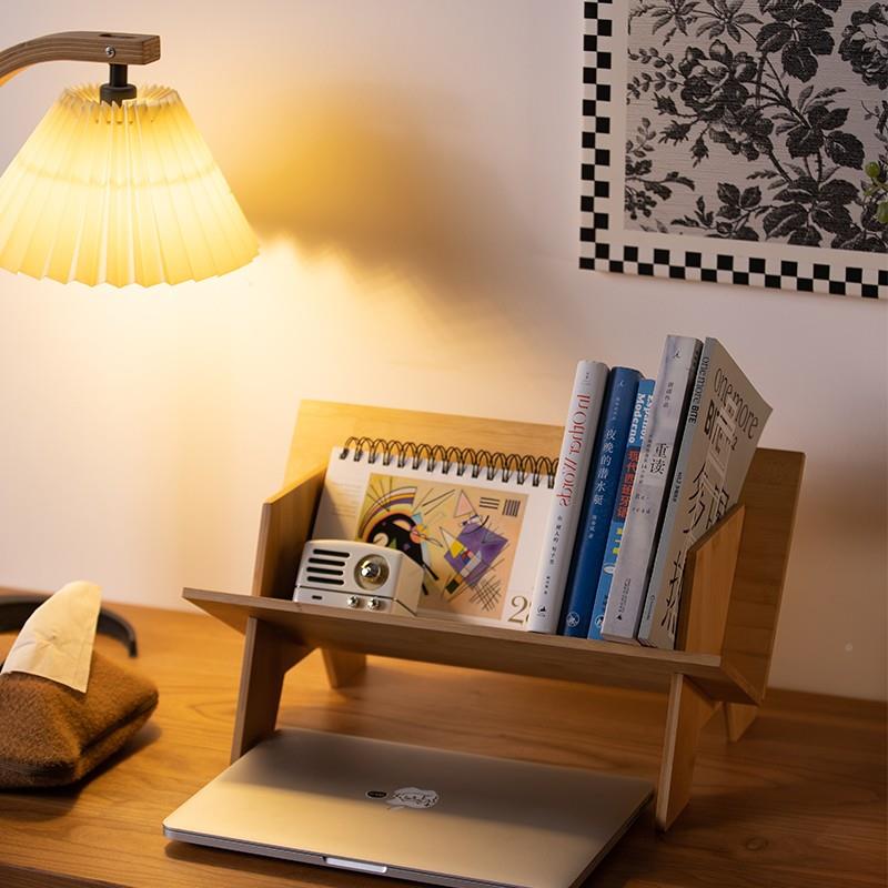 新品桌置物架面书桌桌上易简书架组空合经济型家用学牌：qita生用