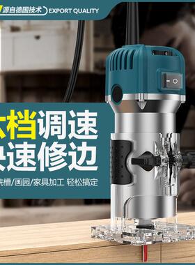 恒修边机木工多功能家开用鹏电木铣机机雕刻铝塑槽NYF倒装板锣机