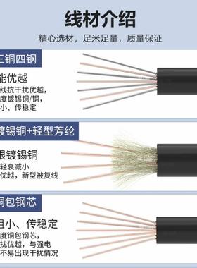 讯通被复线701三铜四33738钢tge706芳纶铜包钢707地探线质应勘急