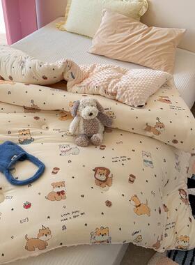 25豆大豆舍绒被冬被豆纤维被春秋被冬季绒儿童GQU子宿单人学生被