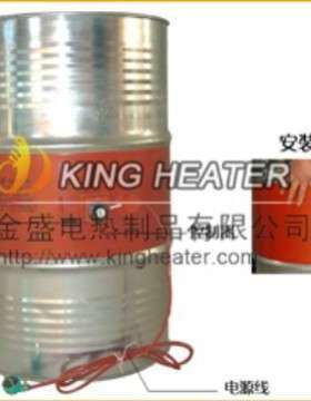 硅橡胶油桶加热器250*1740*3mm /2000W圆桶加热带/伴热板/加热带