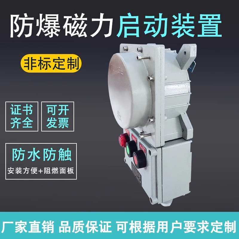 防爆磁力启动器BQC/BQD53-10A/20A//40A/60A/100A电机开关配电箱