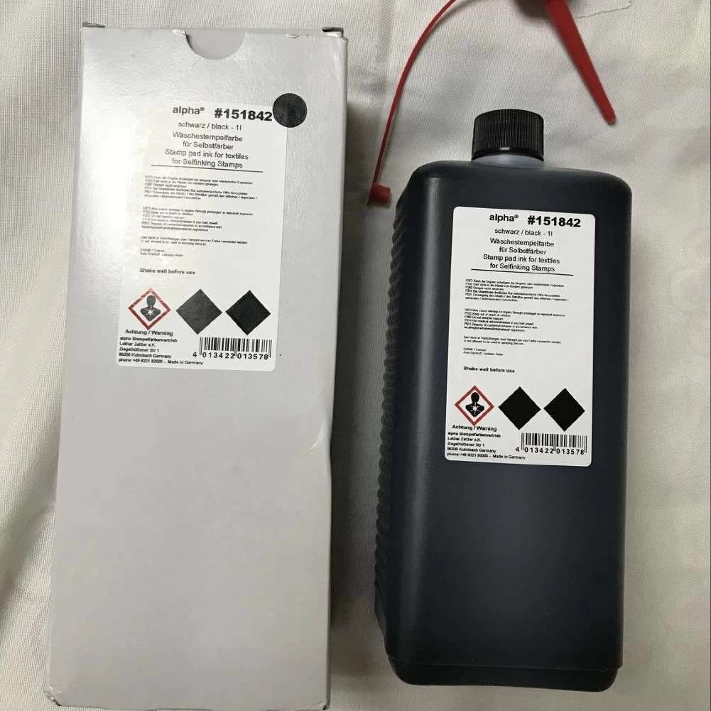 进口纺织品专用印油印台墨水 棉布 织物 布料 纤维 回墨织物 印油