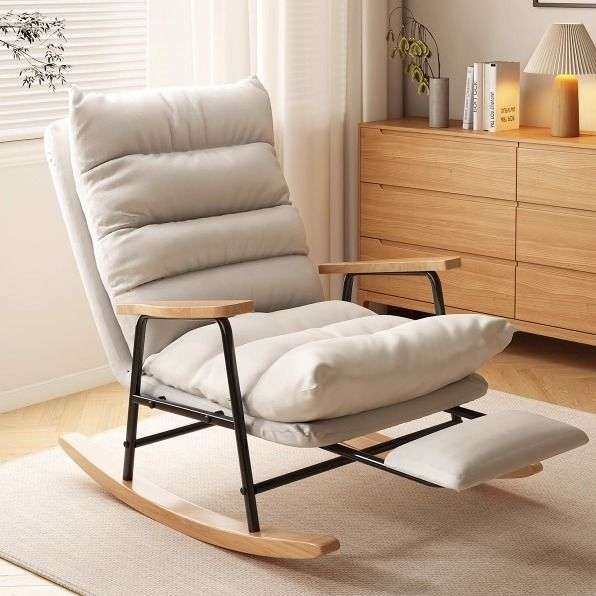 摇摇椅躺椅沙发懒人椅实木成人可躺可睡单人懒人沙发休闲阳台卧室,电子元器件市场,其它元器件,淘宝优惠券,粉丝福利购,淘宝优惠卷