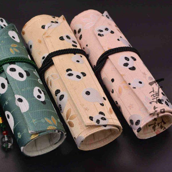 一叶知秋手作 钢笔 笔帘【熊猫PANDA】进口西阵织  包邮,文具电教/文化用品/商务用品,笔袋,淘宝优惠券,粉丝福利购,淘宝优惠卷