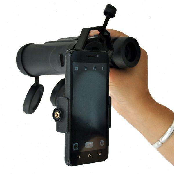 手机夹支架天文双筒单筒望远镜多功能摄影通用配件支架拍照夹
