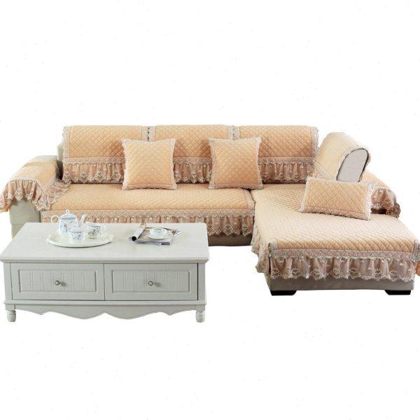 毛绒沙发垫冬季防滑欧式四季通用坐垫子加厚全包萬能木沙发套罩巾,居家布艺,沙发垫,淘宝优惠券,粉丝福利购,淘宝优惠卷