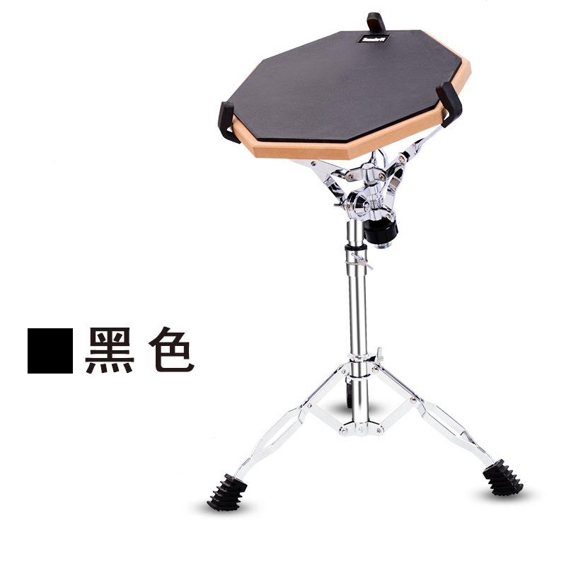 1DAU2鼓寸哑鼓电垫8寸哑鼓练习板然橡胶哑垫套装镀双腿支天架