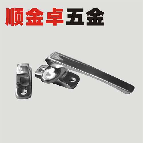 柜门铰链3工04不手锈60503钢体铰链门把自动业化设备箱体柜门把手