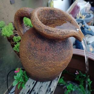 陶瓷MMO缸古流花盆庭院水缸盆陶罐KI9鱼S古风鱼池水水循水培法养