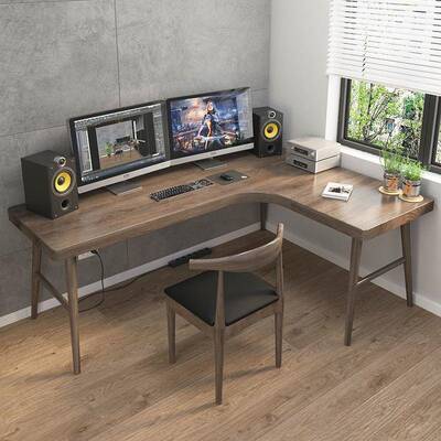 型拐角办公19101桌全L电木实转角书桌卧室竞办公写字学习角落家用桌子