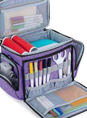 亚马紫色热压逊新品热压机收包包便携兼容Cric纳utJoy提包工具箱