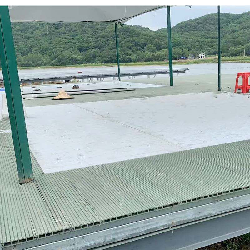 厂家直售户外塑木地板 别墅花园防腐生态木板 强化木塑板在线压花