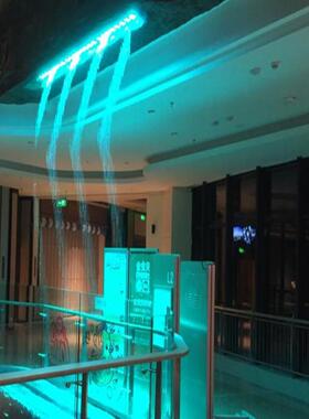 互水幕墙动触摸感应数字水景制作流安229装厂家智能水外室数控水