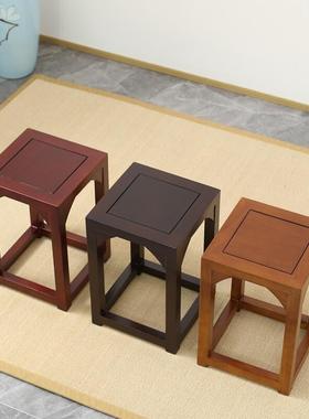 cs小凳中式实方餐木凳子家用加原木榫卯结构935餐桌椅椅整装木凳