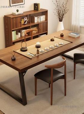 茶桌椅组式合桌五椅茶台洽谈一桌现简约阳台大REP板茶桌新中代泡