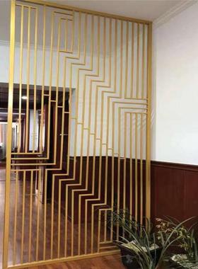 现代简约艺屏办风隔断镂家用客厅入户070703装饰屏风公室书房空玄