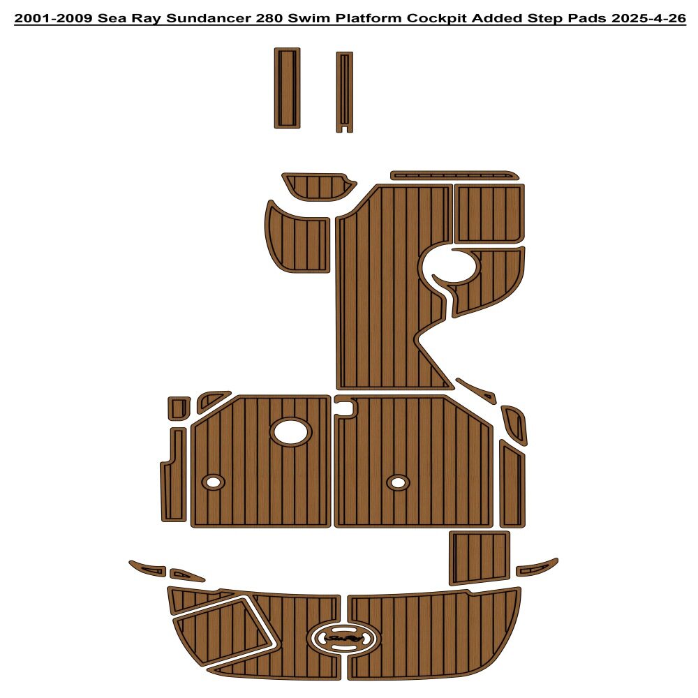 SeaRaySundancer280柚木地板