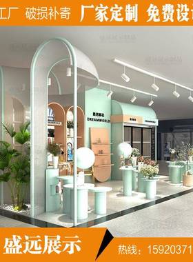 经点位商场鲜花多货层架展柜花艺示门店网红花筒绿植241001多阶梯