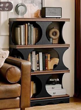 玄书房多80344层摆柜设陈列柜中古书架多层展书柜客厅示柜关家居