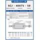 标准可调型气缸SCJ32 63X25X50X75X100X125X150X175X200X30