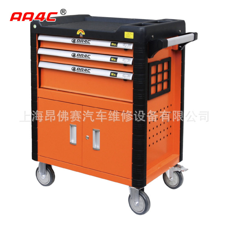 202件三层抽屉快修工具车组套
