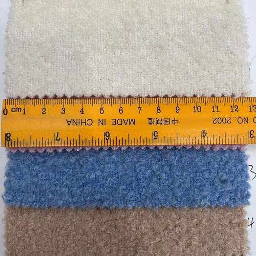 现︳70羊毛外75货0g爆米花圈圈呢染GZJ面料套大衣毛呢时尚色时装