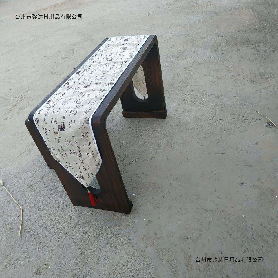 实木琴桌琴凳手工烧桐仿古琴桌凳仲尼式七弦琴伏羲式演奏国学课桌