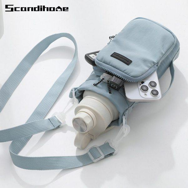 户外水杯收纳袋旅行斜挎水壶包便携手提多功能保温杯保护套手机包,户外/登山/野营/旅行用品,壶套/杯套/保温套,淘宝优惠券,粉丝福利购,淘宝优惠卷